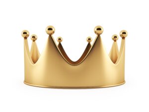 Krona i guld